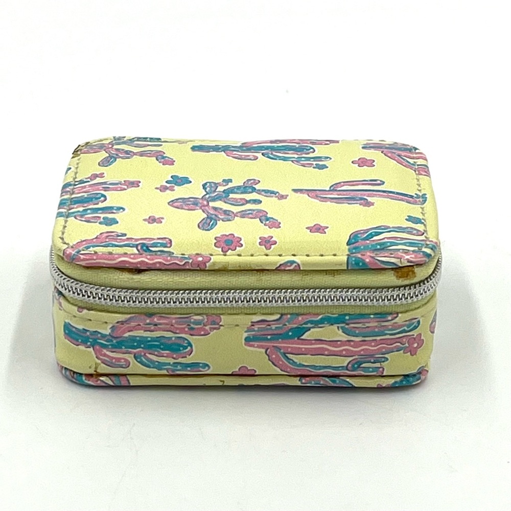 NWT Simply Southern Colorful Cactus Print Zippered 1 Wee Pill Case
